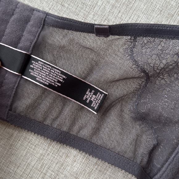 Victoria’s Secret Very Sexy Strapless Demi‎ purple lace longline corset size 36B - Picture 7 of 8